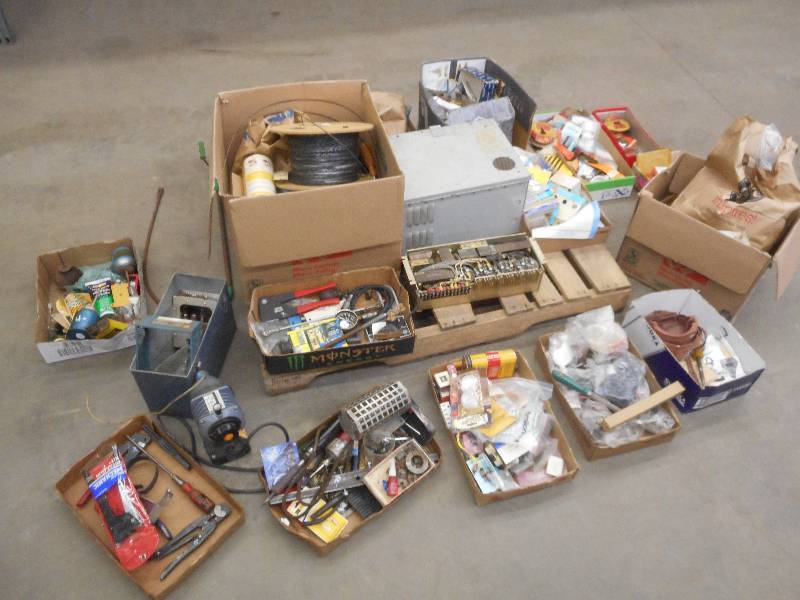 Pallet Lot Of Assorted Hardware, To...
