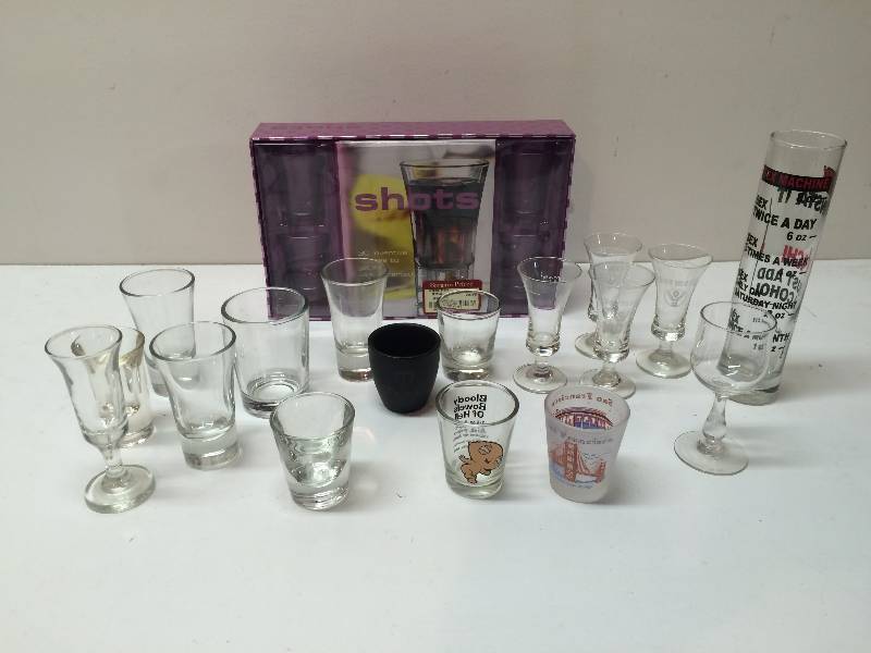 Assorted Shot Glasses
