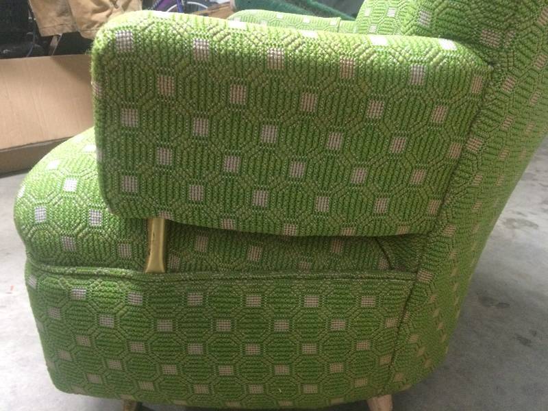 Vintage Swivel Arm Chair