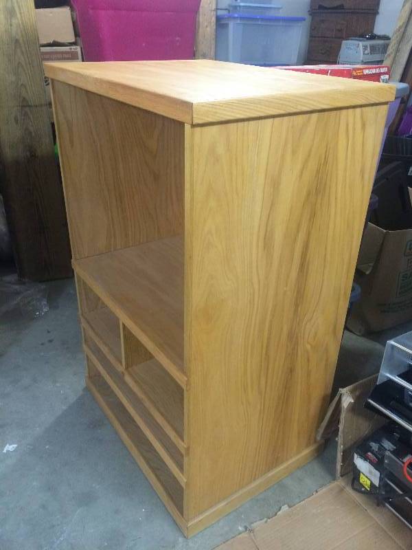 Wood Entertainment Cabinet