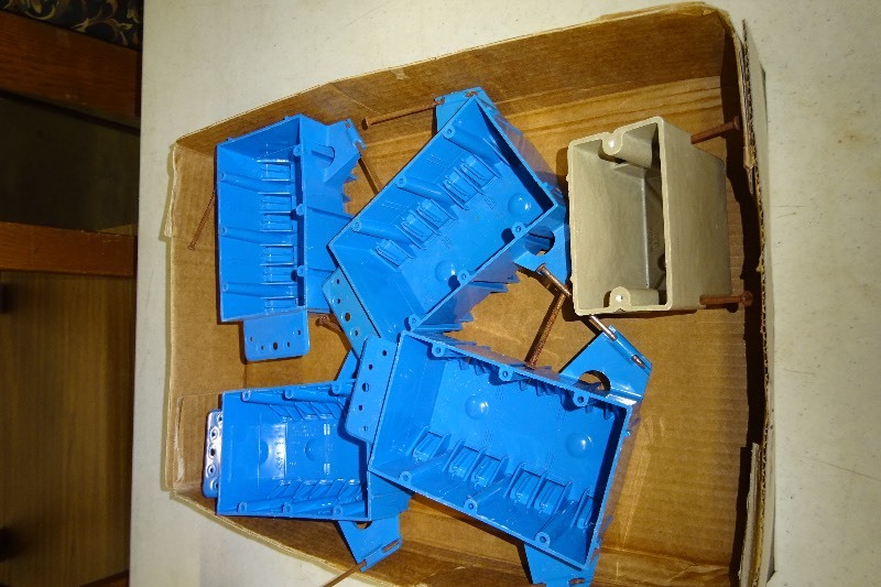 Plastic electrical boxes