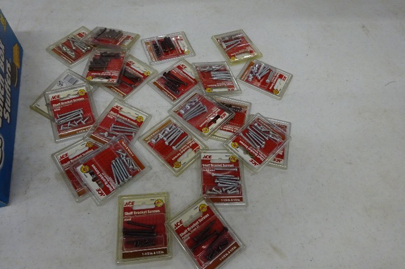 Shelf bracket screws