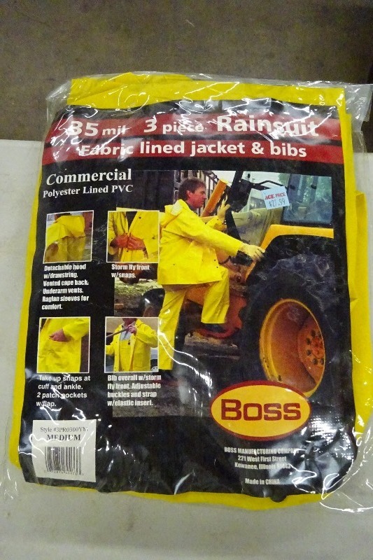 3 piece rain suite 35 mil