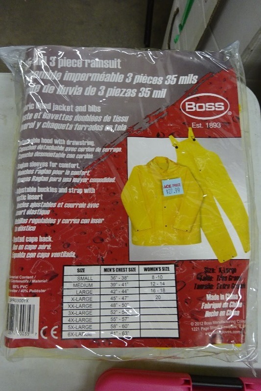 3 piece rain suite 35 mil