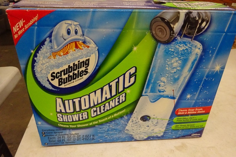 Scrubbing bubbles automatic shower cleaner
