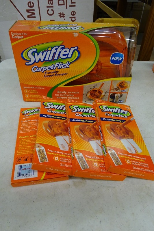 Swiffer carpet flicker and 4 refils