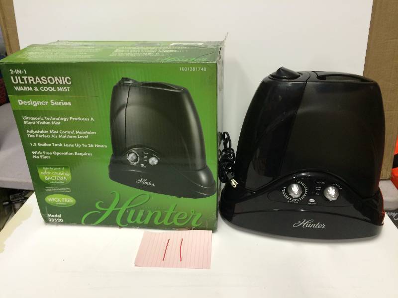 lot 11 image: Hunter 2 in 1 Ultrasonic Warm and Cool Humidifier