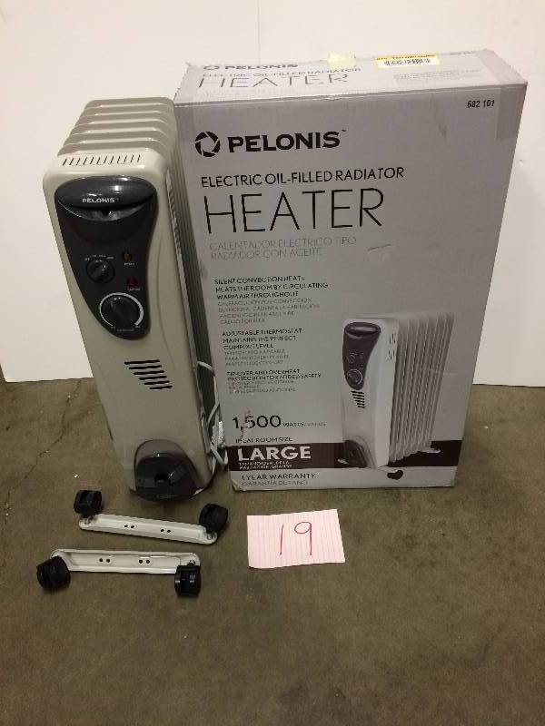 lot 19 image: Pelonis Oild Filled Heater