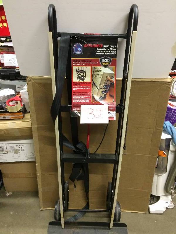 lot 32 image: Milwaukee 800 lb. Capacity Appliance Hand Truck