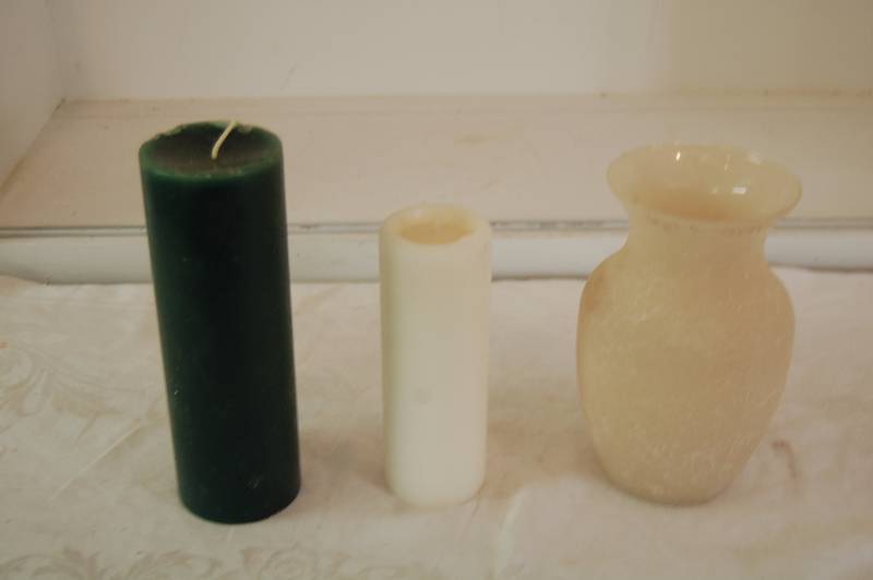Vase and Candles