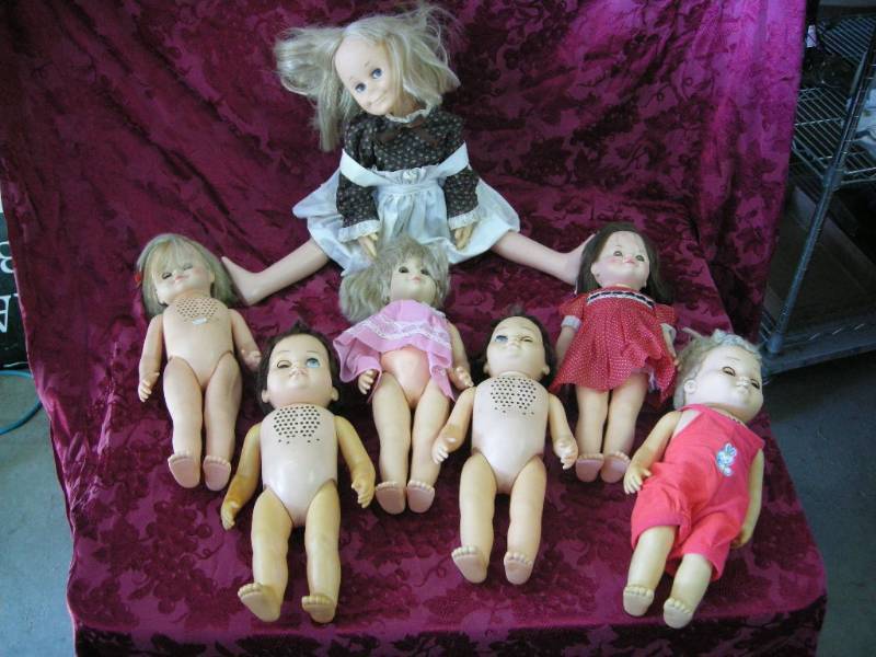 Seven Chatty Dolls