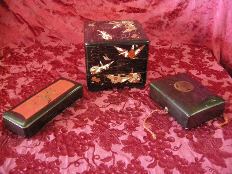 Vintage Oriental Lacquer Boxes