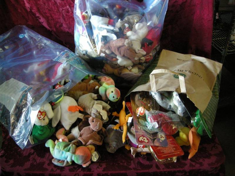 2 Bags of Beanie Babies