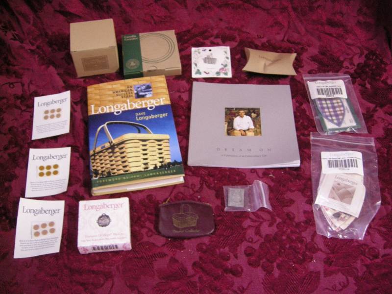 Longaberger Books, Candle, Accessories