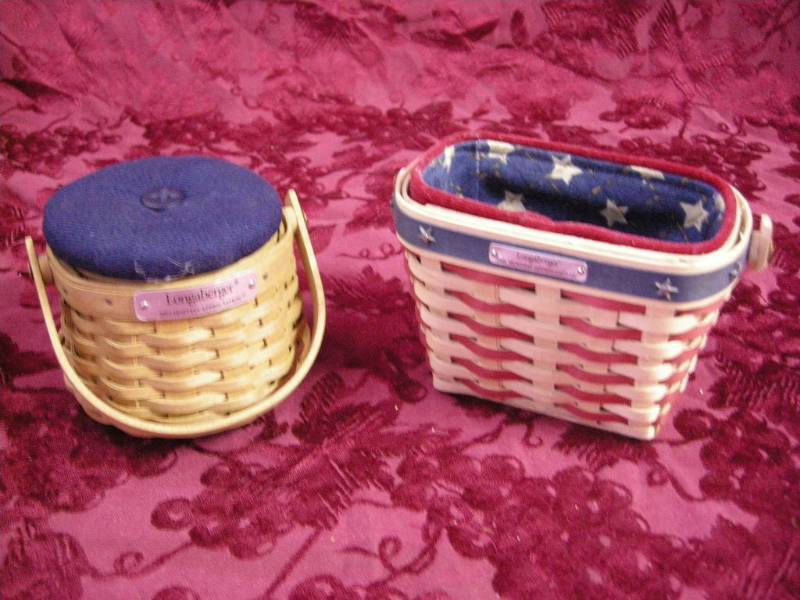 2 Longaberger Appreciation Baskets