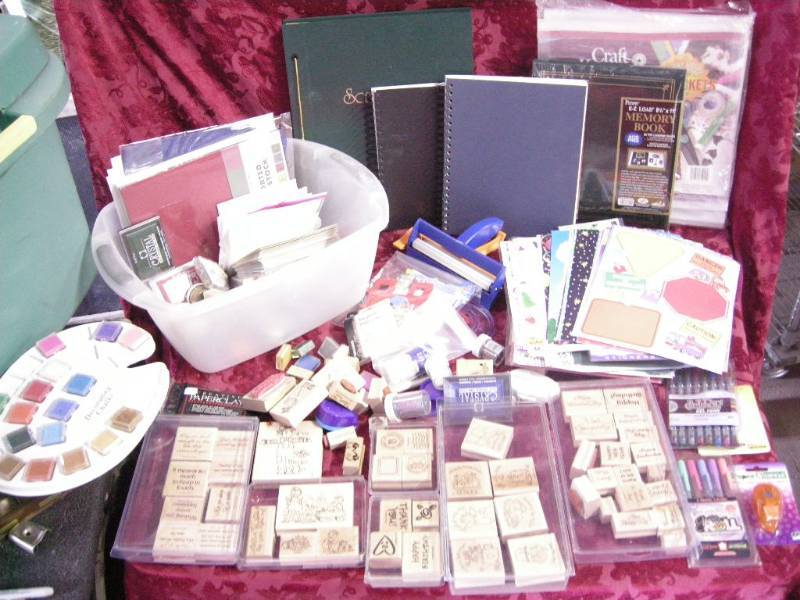 Crafting, Stamping, Scrapbooking Supplies