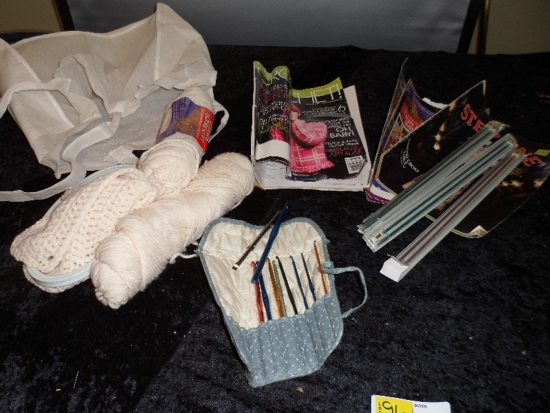 lot 96 image: Knitting & Crocheting Lot