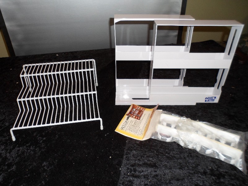 lot 103 image: Lot of Spice Racks, Shelf, & Clips