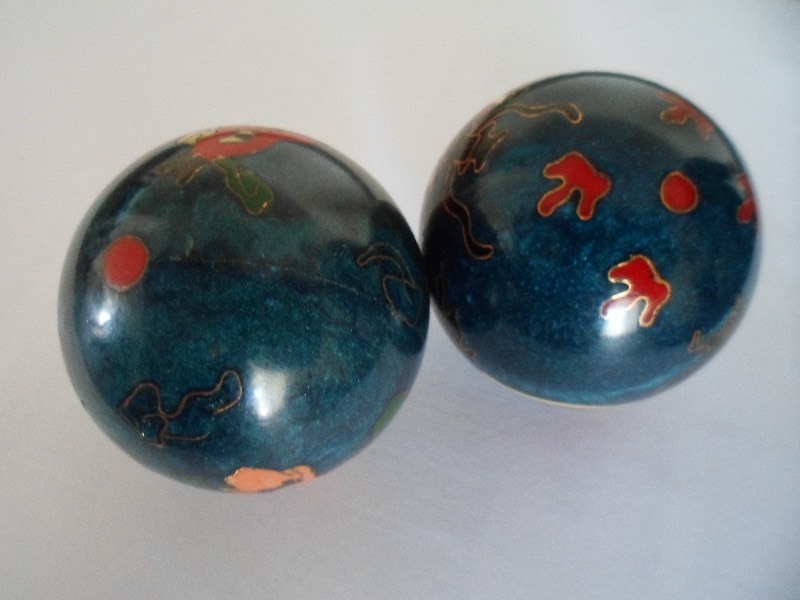 lot 140 image: 2 Asian Meditation Music Balls