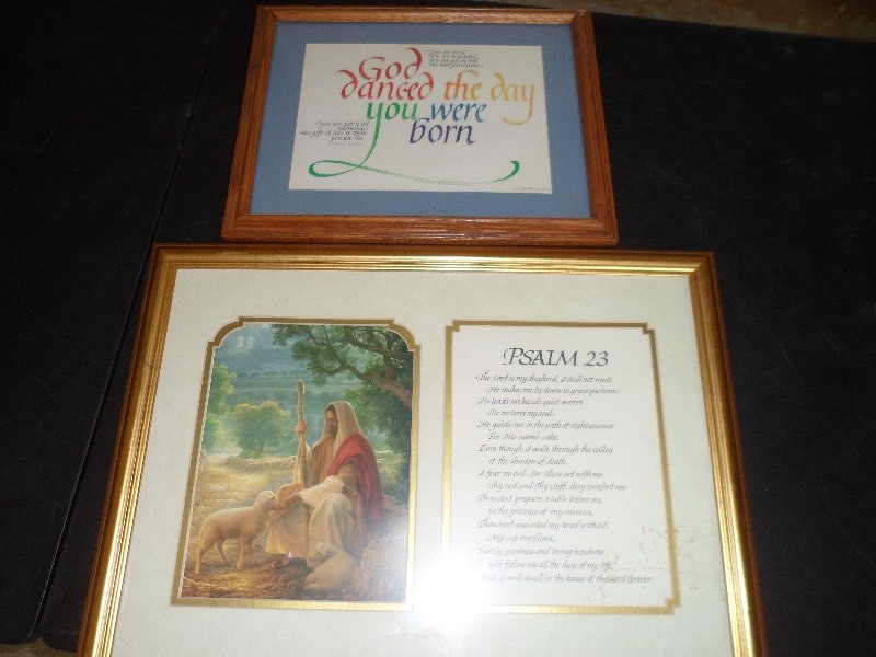 lot 151 image: 2 Religious Themed Pictures