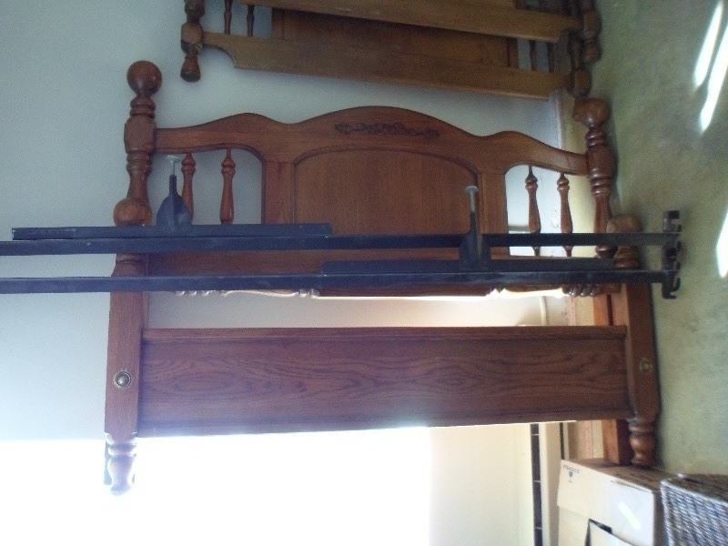 lot 172 image: QueenFull Bed Frame, Head & Foot Board
