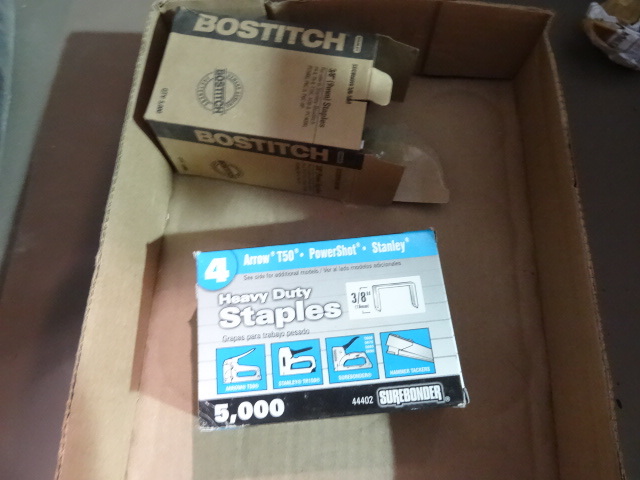 NEW Qty 2 boxes heavy duty staples, 5000 per box