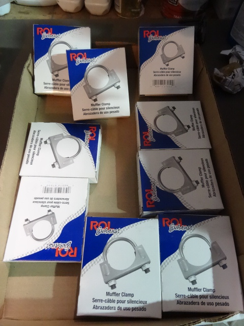 NEW Qty 9 Heavy Duty 2 in Muffler Clamp pn 510200