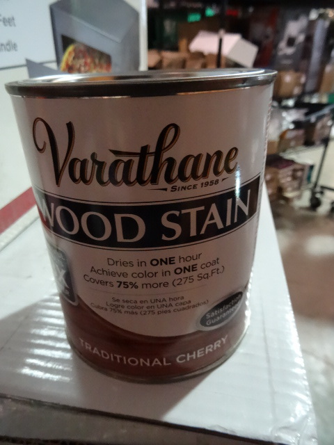 NEW Qty 2 Cans Varthane Wood Stain Traditional Cherry Dries in 1 hour qt ea