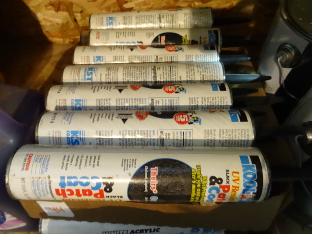 NEW Qty 10 Tubes Kool Kool Nseal UV Resistant Black Patch and Coat 10.5 oz ea