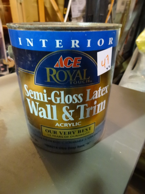 NEW Qty 2 ACE Royal Touch Semi Gloss Latex Wall and Trim Acrylic Paint White Gal ea
