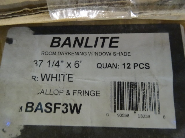 NEW Qty 13 Banlite Room Darkening Window Shades 37.25 x 72 in
