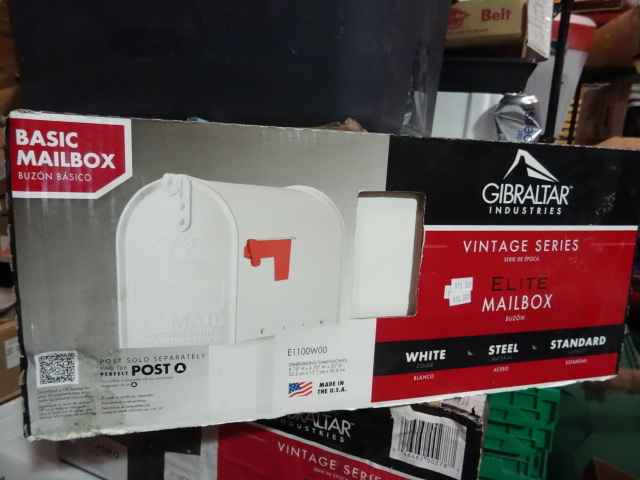 NEW Gibralter Basic Mailbox Elite Series White pn E1100W00