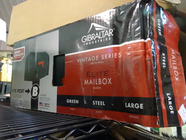NEW Gibralter Large Capacity Mailbox Vintage Series Green pn E1600G00