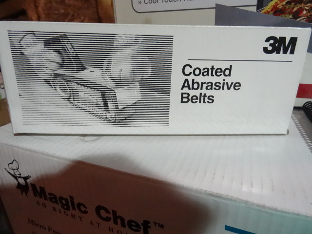 NEW Qty 5 Coated Abrasive Belts 3 in x 21 in 340D Cloth Sanding Belts pn 51144-27499