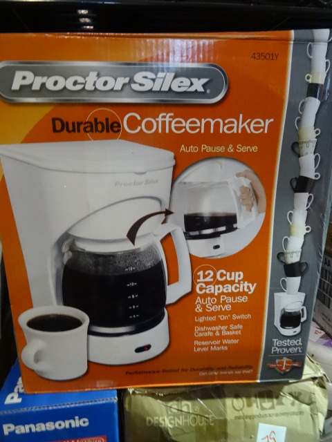 NEW Proctor Silex Durable 12 Cup Coffee Maker 43501Y