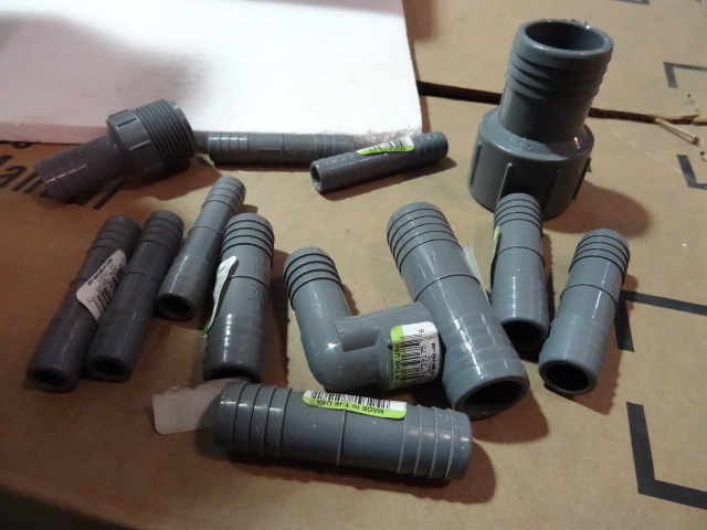 NEW Entire Bag PVC Barbed Hose Connectors