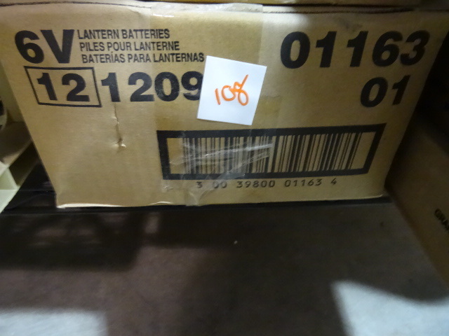 NEW Qty 12 Eveready Super Duty 6 volt Lantern Batteries pn 1209 sku 01163-01