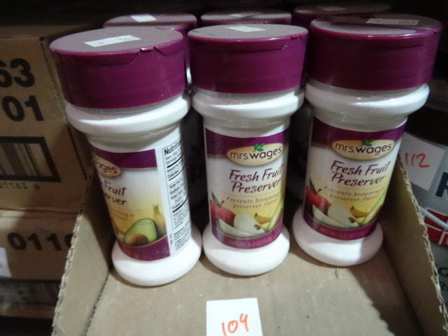NEW Qty 9 Bottles Mrs Wages Fresh Fruit Preserver Prevents Browning and Preserves Flavor