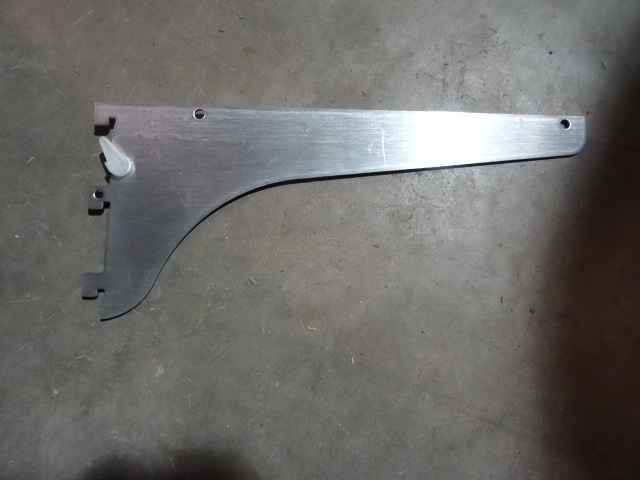 New Qty 10 Knape and Voight 12 in Shelf Brackets Anachrome pn 187LLANO12