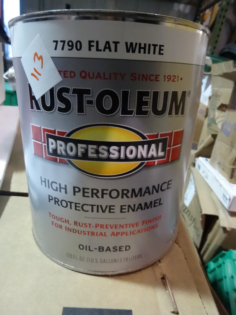 NEW Gallon RustOleum High Performancel Protective Enamal Flat White pn 7790