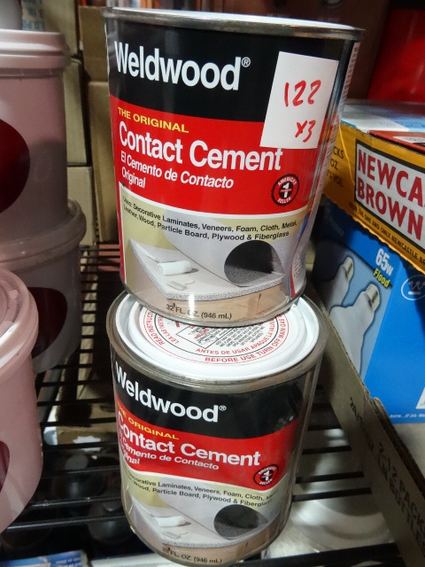 NEW Qty 3 Cans DAP Weldwood Contact Cement qt ea