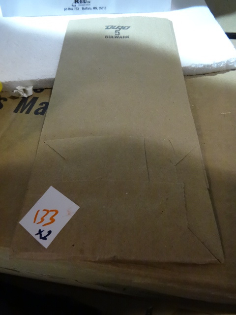 NEW Qty 2 Cases Craft Paper Bags #3 and #5