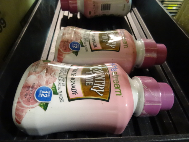 NEW Qty 4 Soda Stream Refill Mix 16.9 Oz ea makes 50 Servings Per Bottle 12 Liters Flavor Country Time Pink Lemonade