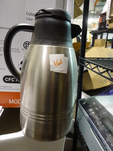 Stainless Steel Coffe Pot Server Small Crack in top