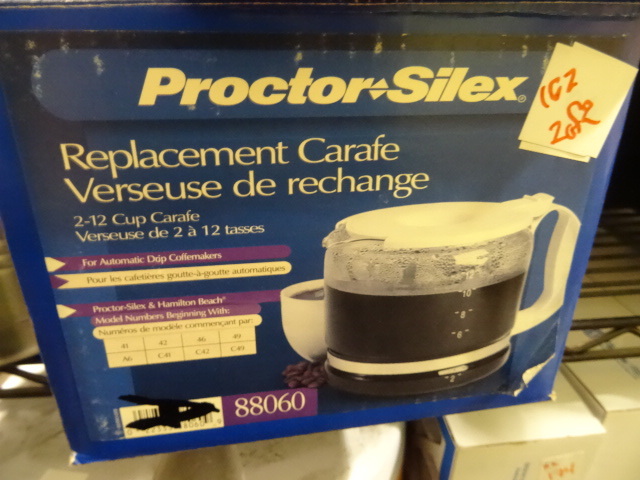 NEW Melita Cone Coffee Maker and Proctor Silex Replacement Carafe for  Automatic Coffee Makers
