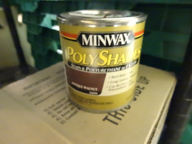 NEW Qty 4 Cans Minwax PolyShades Stain and Poly In 1 Antique Walnut Satin 1  2 pt ea