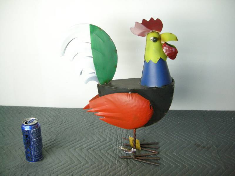 Whimsical Metal Rooster