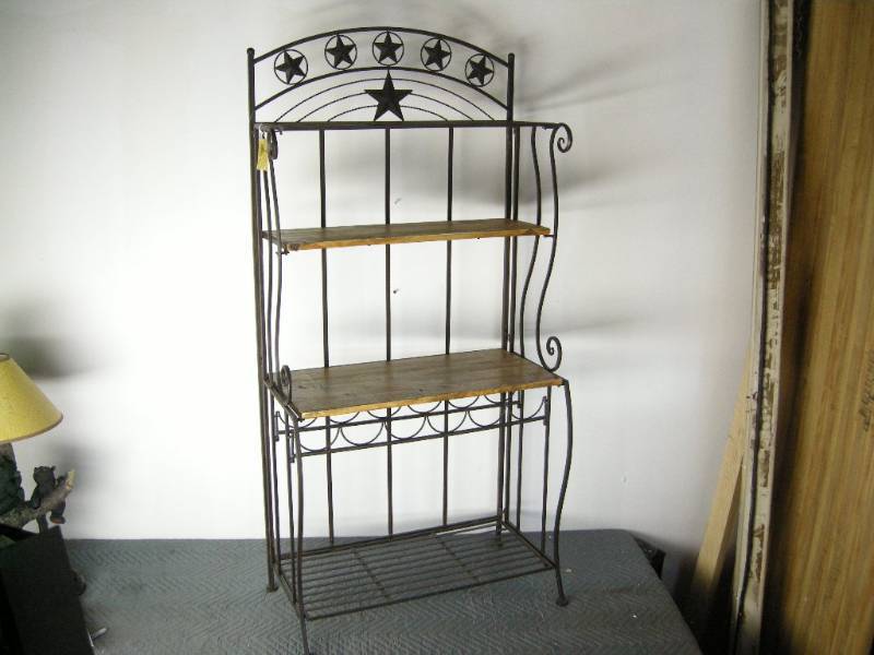 Star 4 Tier Shelf with Wine Rack