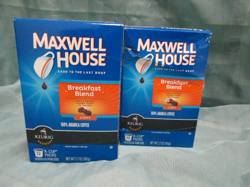 lot 7 image: Maxwell House Keurig 2 boxes 12 cou...