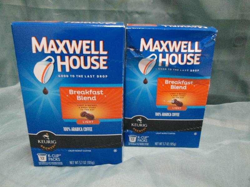 lot 8 image: Maxwell House Keurig 2 boxes 12 cou...